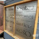 Rotulación ventana vinilo adhesivo letras