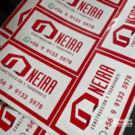 Stickers corporativos vinilo adhesivo troquelado